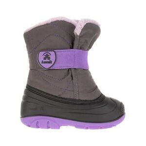 Size 9 Toddler Kamik Kids Snow Boots - Gray and Purple